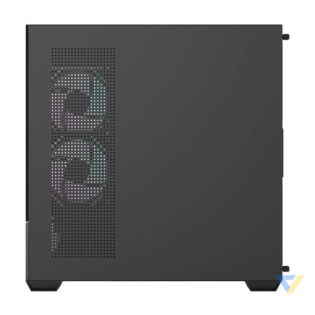 Darkflash DS900 AIR computer case (black) + 6 ARGB fans With fan