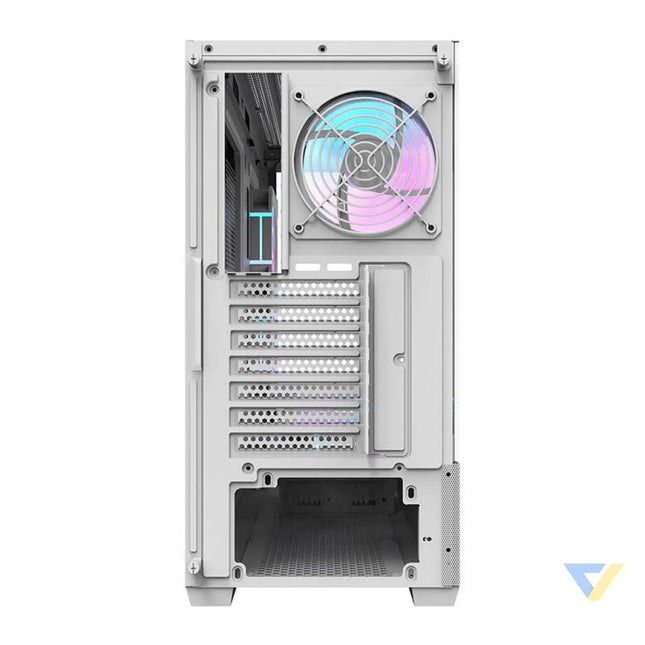 Darkflash DS900 AIR computer case (white) + 6 ARGB fans With fan