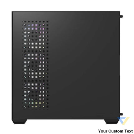 Darkflash DS900 computer case (black) + 7 ARGB fans With fan