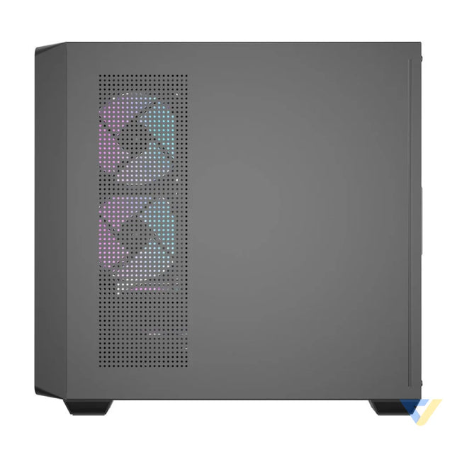 Darkflash DS900WD computer case (black) + 4 fans With fan