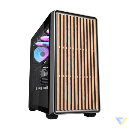 Darkflash DS900WD computer case (black) + 4 fans With fan