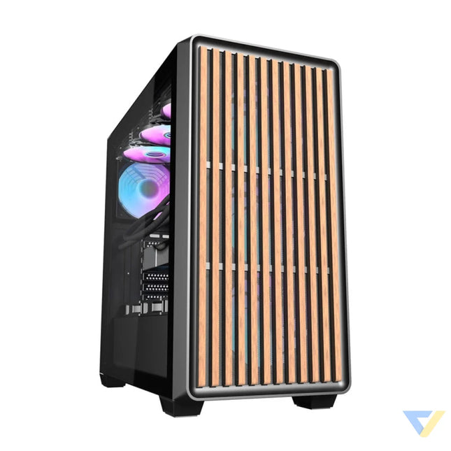 Darkflash DS900WD computer case (black) + 4 fans With fan