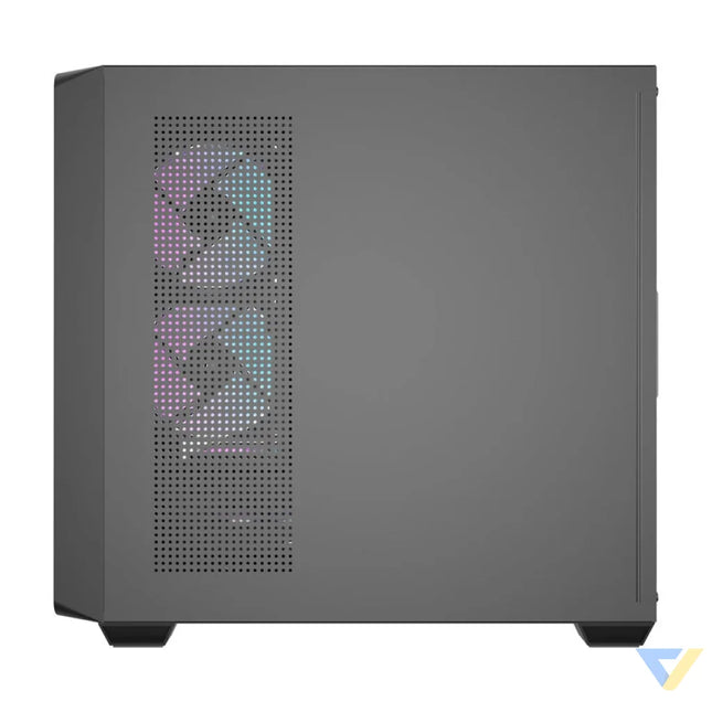 Darkflash DS900WD computer case (black) + 4 fans With fan