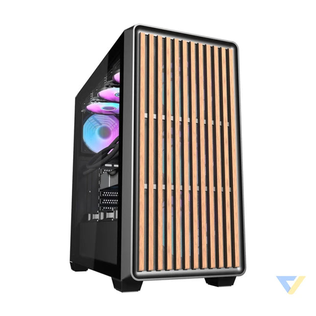 Darkflash DS900WD computer case (black) + 4 fans With fan