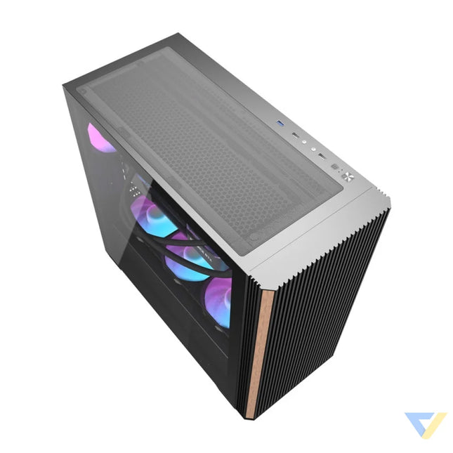 Darkflash DS900WS computer case (black) + 4 fans With fan