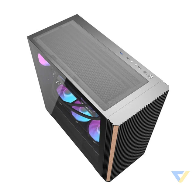 Darkflash DS900WS computer case (black) + 4 fans With fan