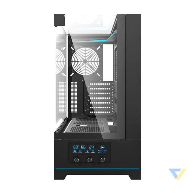 Darkflash DY450 computer case without fans (black) Without fan