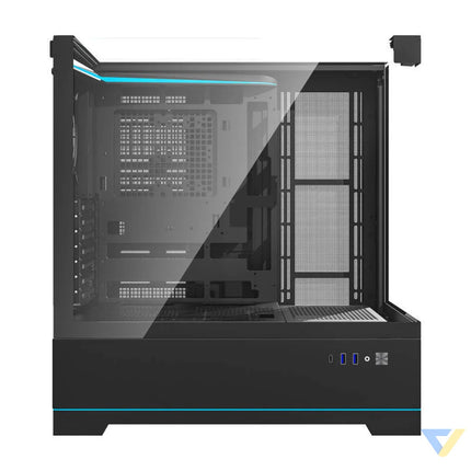 Darkflash DY450 computer case without fans (black) Without fan