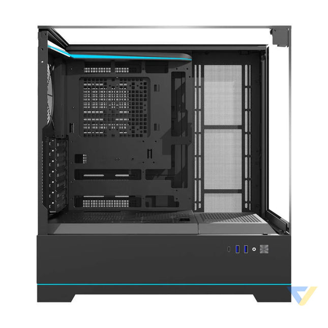 Darkflash DY450 computer case without fans (black) Without fan
