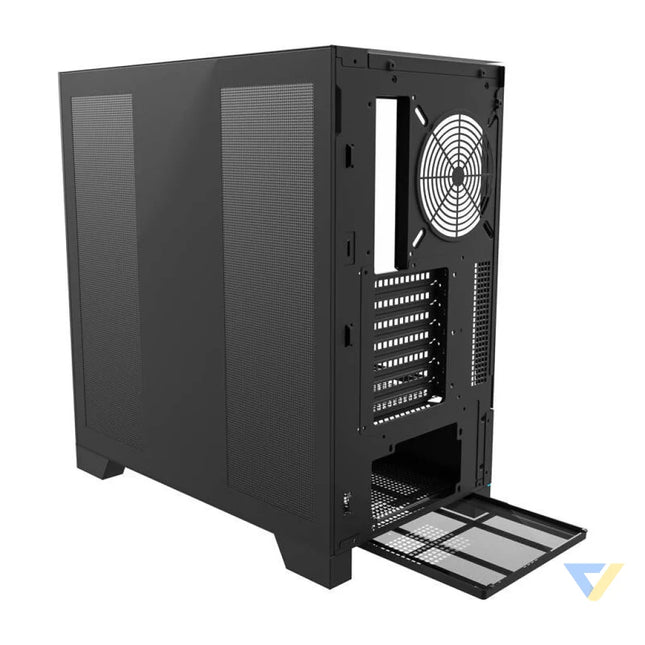 Darkflash DY450 computer case without fans (black) Without fan