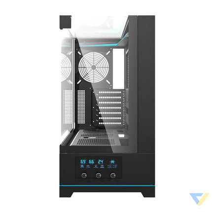 Darkflash DY450 computer case without fans (black) Without fan
