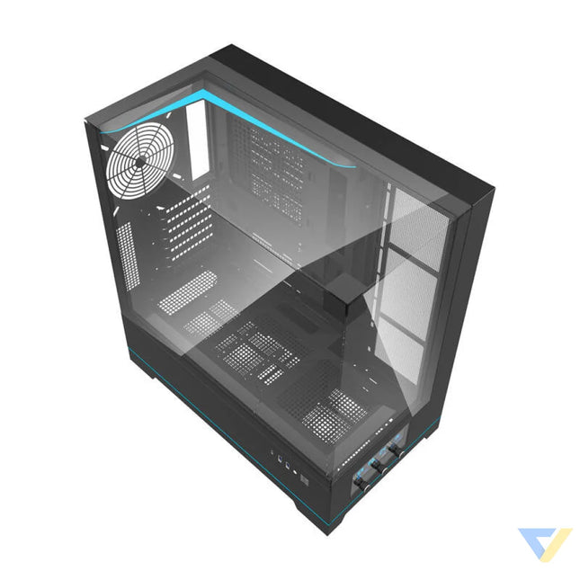 Darkflash DY450 computer case without fans (black) Without fan