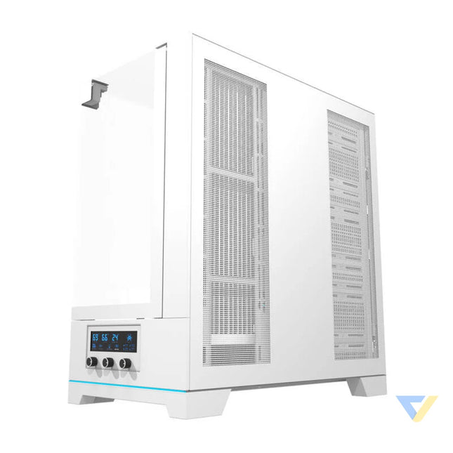 Darkflash DY450 computer case without fans (white) Without fan