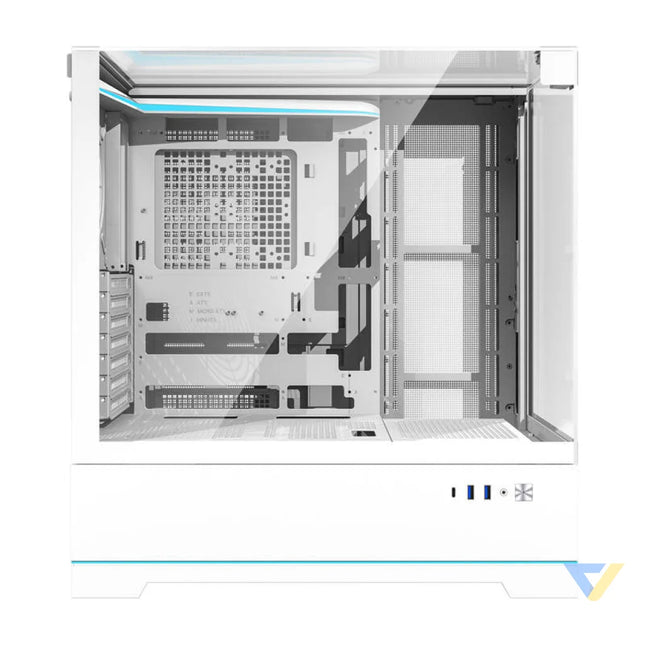 Darkflash DY450 computer case without fans (white) Without fan