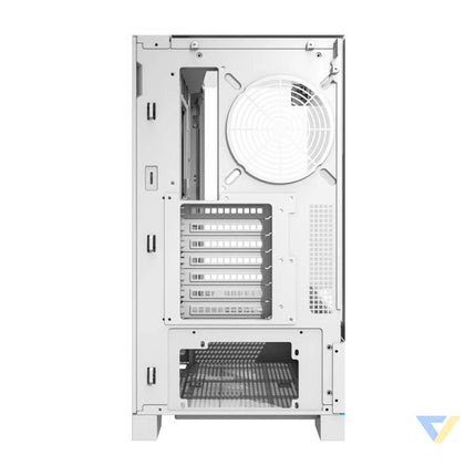 Darkflash DY450 computer case without fans (white) Without fan