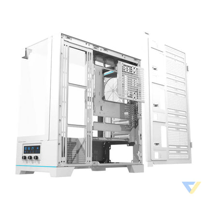 Darkflash DY450 computer case without fans (white) Without fan