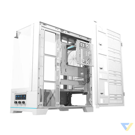 Darkflash DY450 computer case without fans (white) Without fan