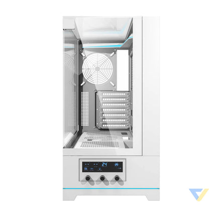 Darkflash DY450 computer case without fans (white) Without fan