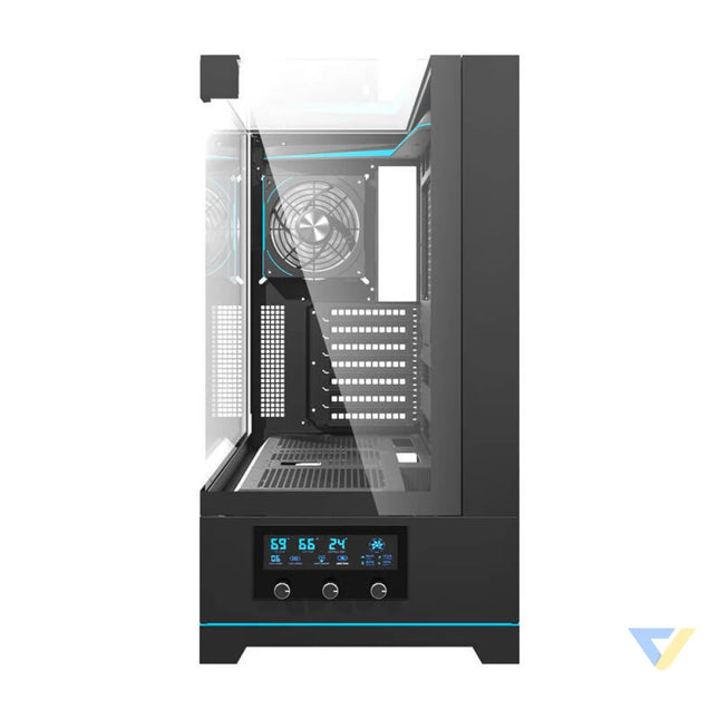 Darkflash DY450 PRO computer case (black) + 1 fan Without fan