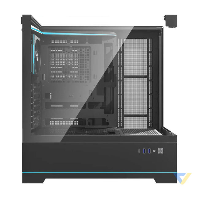 Darkflash DY450 PRO computer case (black) + 1 fan Without fan