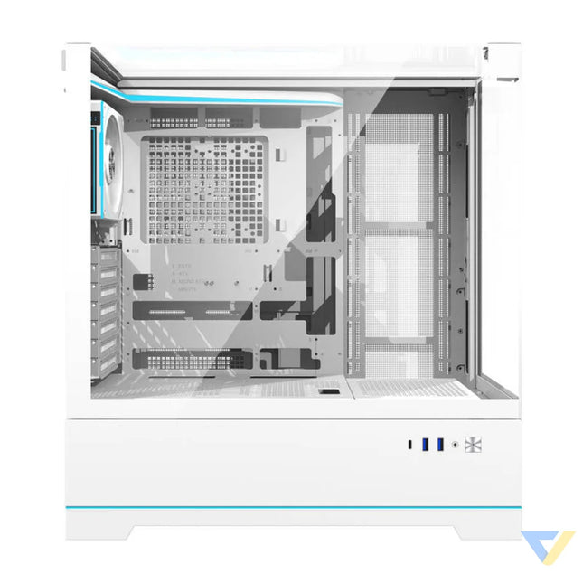 Darkflash DY450 PRO computer case (white) + 1 fan With fan