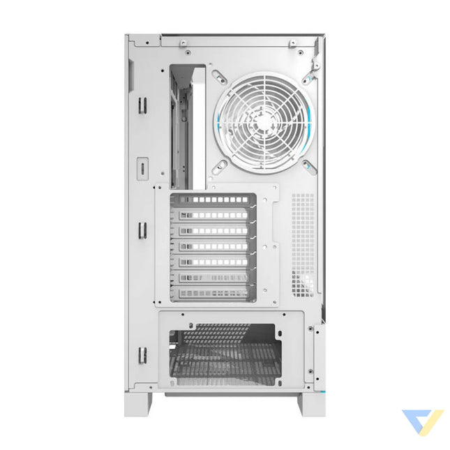 Darkflash DY450 PRO computer case (white) + 1 fan With fan