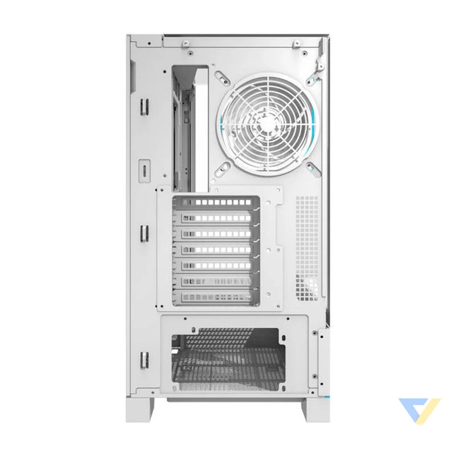 Darkflash DY450 PRO computer case (white) + 1 fan With fan