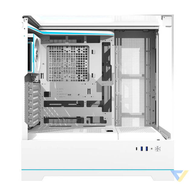 Darkflash DY450 PRO computer case (white) + 1 fan With fan