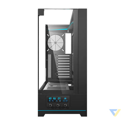 Darkflash DY450L computer case without fans (black) Without fan