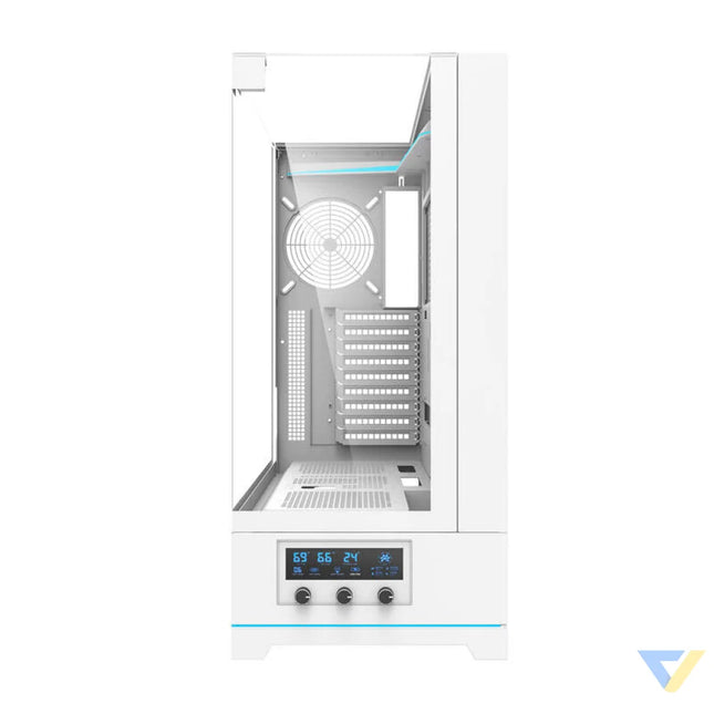 Darkflash DY450L computer case without fans (white) Without fan