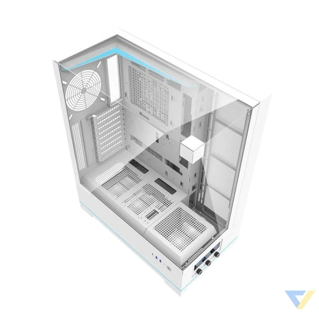 Darkflash DY450L computer case without fans (white) Without fan