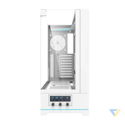 Darkflash DY450L computer case without fans (white) Without fan