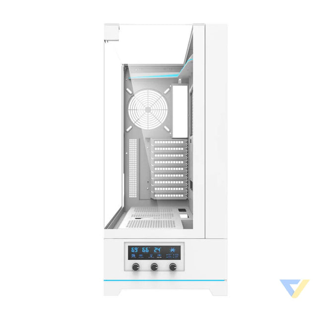 Darkflash DY450L computer case without fans (white) Without fan