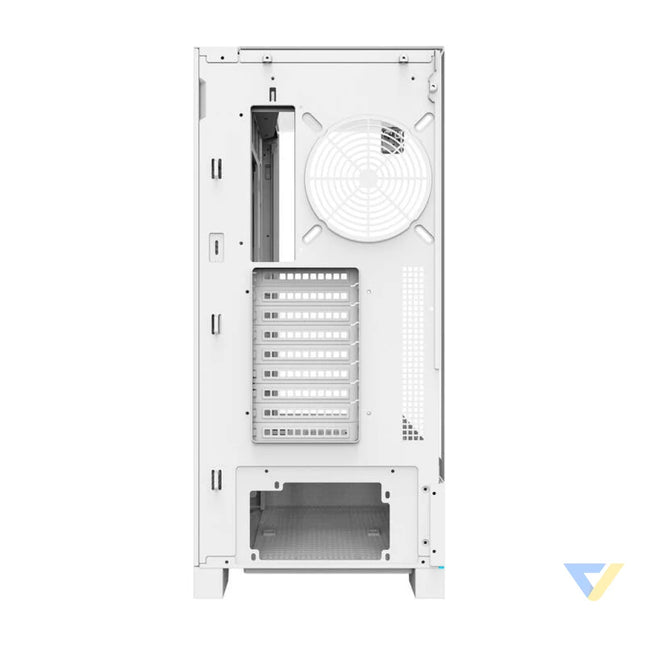 Darkflash DY450L computer case without fans (white) Without fan