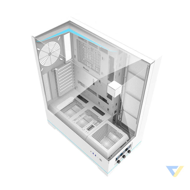 Darkflash DY450L computer case without fans (white) Without fan
