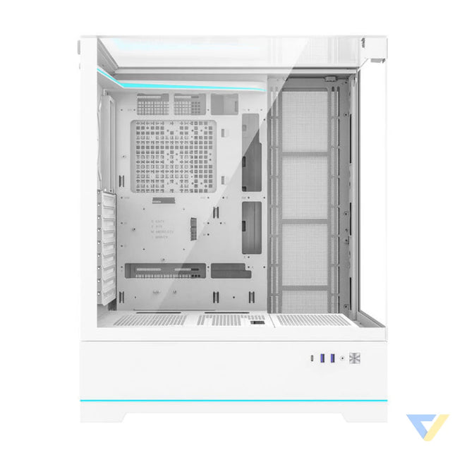 Darkflash DY450L computer case without fans (white) Without fan
