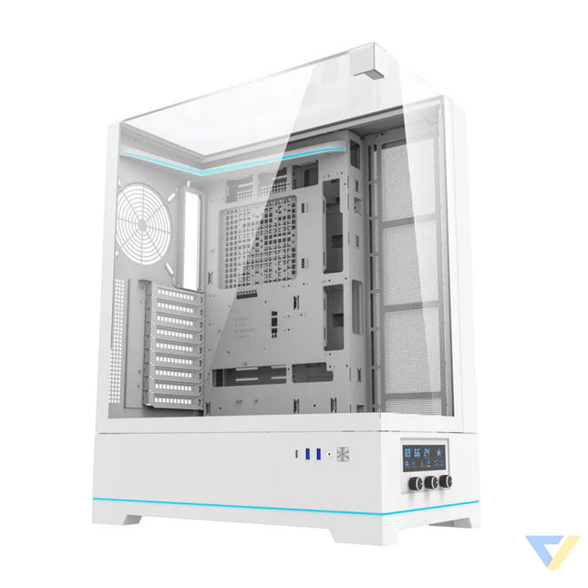Darkflash DY450L computer case without fans (white) Without fan