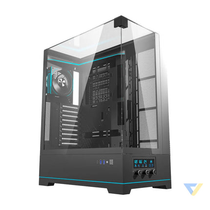Darkflash DY450L PRO computer case (black) + 1 fan With fan