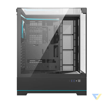 Darkflash DY450L PRO computer case (black) + 1 fan With fan