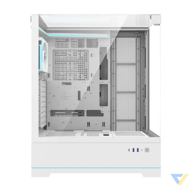Darkflash DY450L PRO computer case (white) + 1 fan With fan
