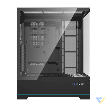 Darkflash DY451 computer case without fans (black) Without fan
