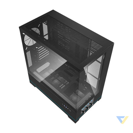 Darkflash DY451 computer case without fans (black) Without fan
