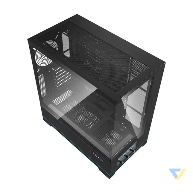 Darkflash DY451 computer case without fans (black) Without fan