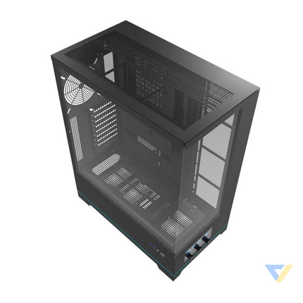 Darkflash DY451 computer case without fans (black) Without fan