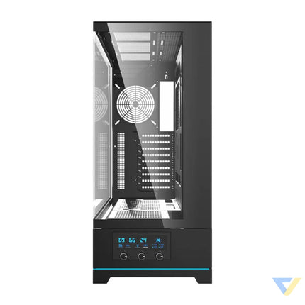 Darkflash DY451 computer case without fans (black) Without fan
