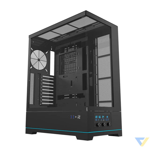 Darkflash DY451 computer case without fans (black) Without fan