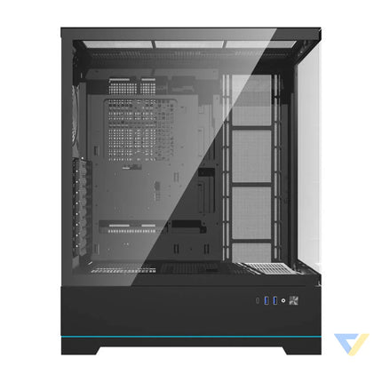Darkflash DY451 computer case without fans (black) Without fan