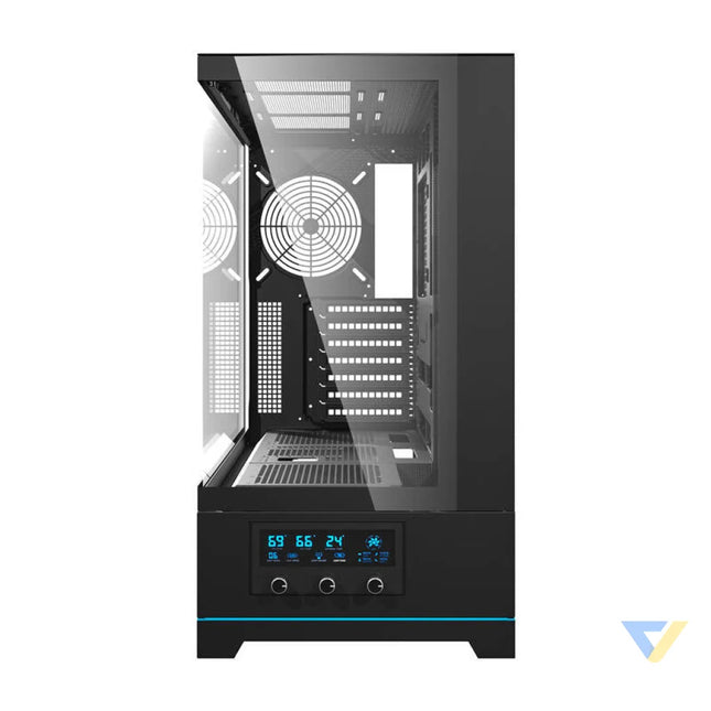 Darkflash DY451 computer case without fans (black) Without fan
