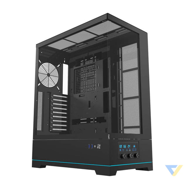 Darkflash DY451 computer case without fans (black) Without fan