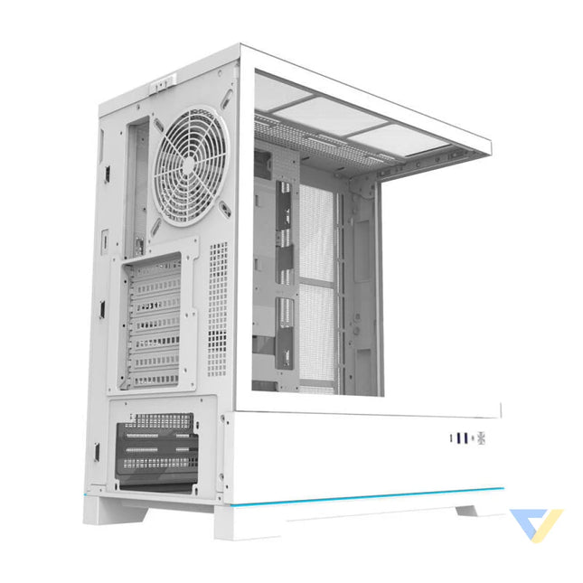 Darkflash DY451 computer case without fans (white) Without fan